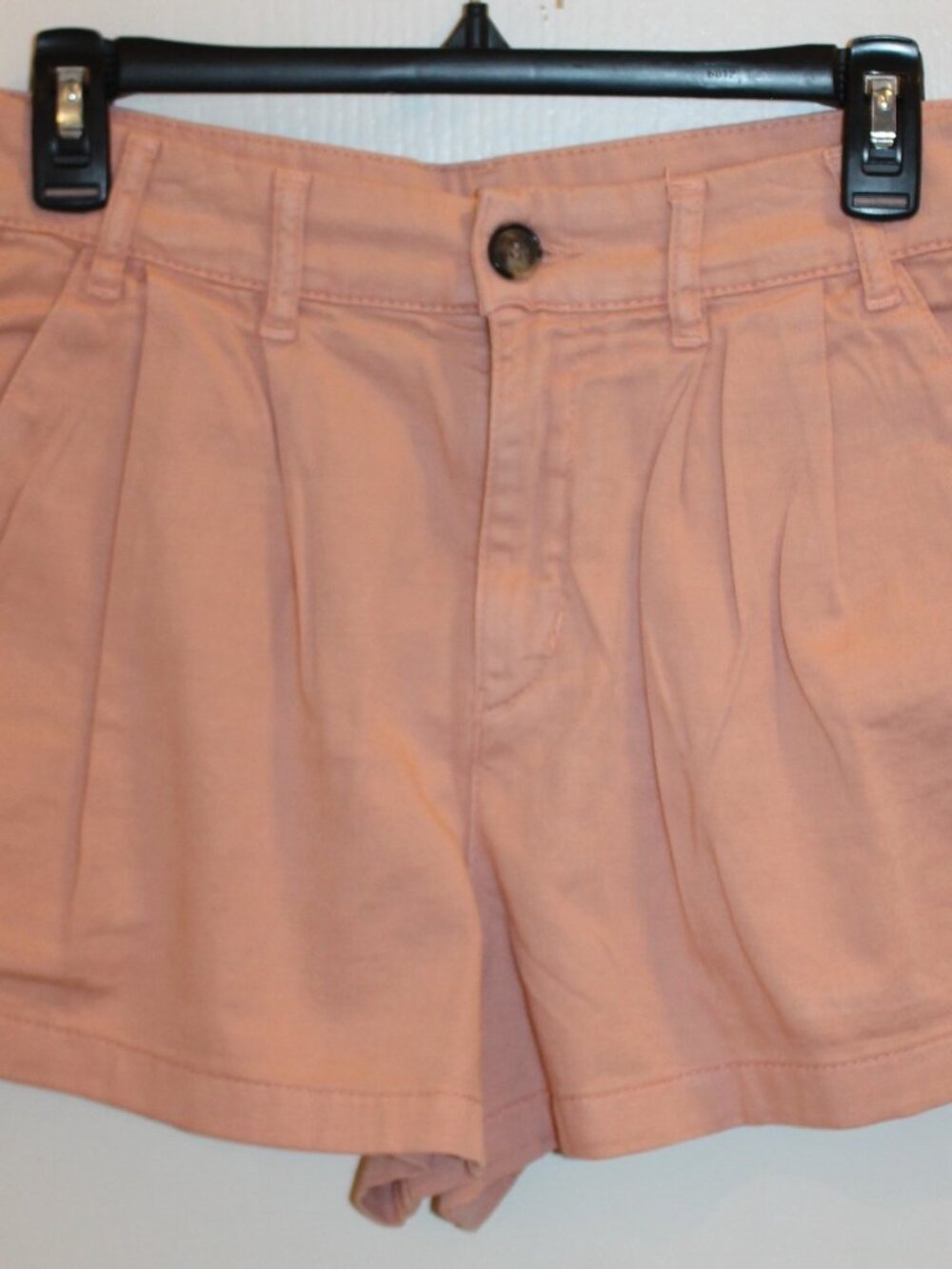 New Free People Women's Billie Front Pleated Chino Shorts Rosie Size 2